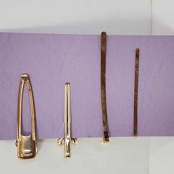 Pearl Cake Birthday Card + Set Of 4x (four) Hair Clips Burgoyne KJS Industrie - Picture 5 of 5